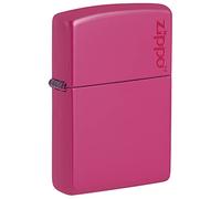 Zippo, Refillable metal lighter with iconic, vintage design, durable and easy to use, ideal for adventurers and smokers, Brass, Frequency avec Logo, Taille unique