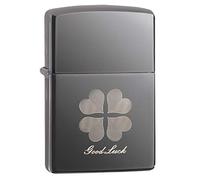 Zippo Lighter, Metal, Black Ice, One Size