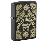 Zippo Lighter, Metal, Black Matte, Standard Size