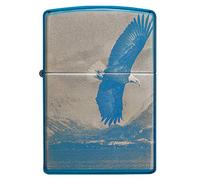 Zippo Lighter, Metal, High Polish Blue, Normal