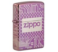 Zippo Lighter, Metal, High Polish Purple, Standard Size