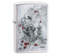 Zippo Lighter, Metal, Rick Rietveld Brushed Chrome, One Size, 49144