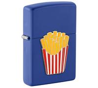 Zippo Lighter, Metal, Royal Blue mat, One Size