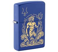 Zippo Lighter, Metal, Royal Blue mat, One Size