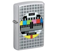 Zippo Lighter, Metal, Satin Chrome