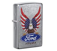 Zippo Lighter, Metal, Street Chrome, One Size