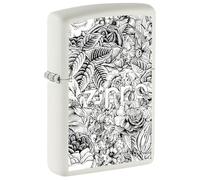 Zippo Lighter, Metal, White mat, Standard Size