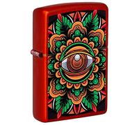 Zippo Lighter, Metallic Red Counter Culture Eye