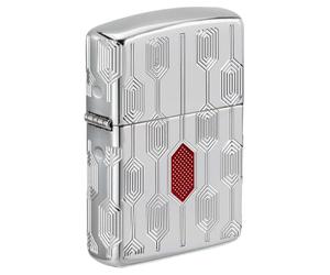 Zippo, Lighter Modern and captivating geometric design, ideal for indoor and outdoor use, easy to maintain, durable and elegant, 167 Stylish Pattern