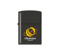 Zippo Lighter Oktoberfest Black With Logo Yellow Windproof Lighter Gas