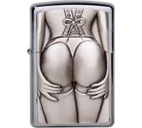 Zippo Lighter - Stocking Girl Emblem - Sexy Woman - Pin Up Original NEW
