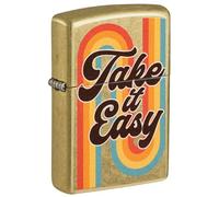 Zippo Lighter, Street Brass-Take it Easy
