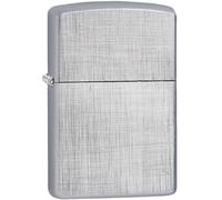 Zippo Windproof Lighter - Classic Model - Linen Weave Finish - Refillable for Lifetime Use - Adjustable Flame - Gift Box - Metal Construction - Made in USA