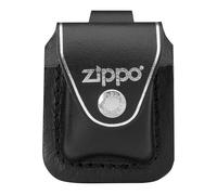 Zippo Leather Lighter Case with loop - Black