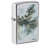 Zippo Luis Royo Design Street Chrome Pocket Lighter