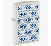 Zippo Matte White Evil Eye Lighter 46622