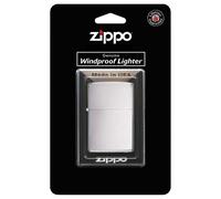 Zippo Model 200 Windproof Lighter - Brushed Chrome