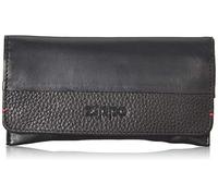 Zippo Nappa Zweifachgefalteter Tabakbeutel Schwarz Men’s Wallet, Black (Schwarz), 1.2x8x15.5 Centimeters (B x H x T)