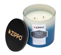 Zippo Odor Masking Candle - Fresh Linen in Blue Zippo Blue