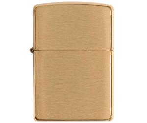 Zippo Petrol Lighter - Brass Brushed