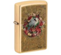 ZIPPO - Petrol - Lighter - Spazuk Design 60006379, Brushed Brass