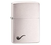 Zippo Pipe Lighter - Brushed Chrome