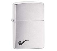 Zippo Pipe Lighter - Brushed Chrome
