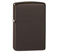 Zippo Pocket Lighter, Metal, Brown, One Size