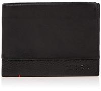 Zippo Bi-Fold Wallet - Made of High Quality Nappa Leather - Ideal for Credit Cards - Landscape Format - RFID Protection - Unisex - Black Model - 12x2x9 cm