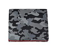 Zippo - Purse/Wallet for Women and Men, Leather, Grey Camouflage, with RFID Protection, Coin Compartment, Ideal for Cards and Notes