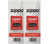 Zippo Replacement Wicks 2 Pack - Genuine Cotton Wicks for Reliable Performance, Long Lasting, Easy to Install, Compatible with Standard Windproof Inserts, Maintenance Accessory for Consistent Use