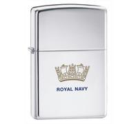 Zippo Royal Navy Lighter - High Polished Chrome