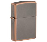 Zippo, Rustic bronze, timeless and elegant design, compact and lightweight, True windproof lighter, ideal for candles and campfires, color, One Size