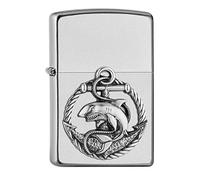 Zippo Lighter, Metal, Silver, Normal