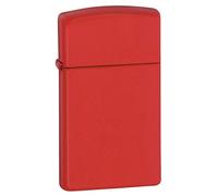 Zippo Slim Red Matte Pocket Lighter