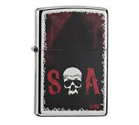 Zippo Soa Skull Windproof Lighter - Street Chrome