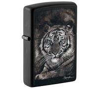 Zippo - Spazuk 49763 Windproof Zippo Lighter Refillable Metal Zippo Lighter Black Made in USA Great Gift Idea
