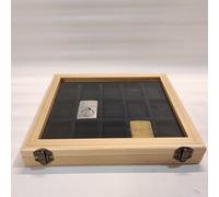 Zippo ST DUPUNT Collector's Lighter Box 15 Display Case for Zippo Collectible Lighters (Natural Wood Colour)