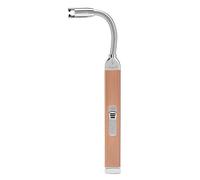 Zippo - Stick Lighter, Rose Gold, Rechargeable, with Long Flexible Neck, Plasma Arc, Ideal Lighter for Candles