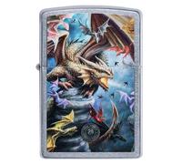 Zippo Street Chrome Anne Stokes Dragon Lighter