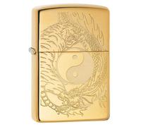 Zippo Tiger and Dragon Design Pocket Lighter, One Size