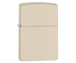 Zippo Unisex's Adult Regular Windproof Pocket Lighter-Cream Matte