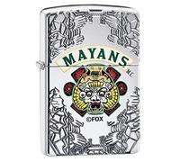Zippo Unisex's Mayans M.C. Pocket Lighter, High Polish Chrome, One Size