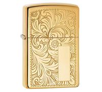 Zippo Windproof Lighter | Metal Long Lasting Zippo Lighter | Best with Zippo Lighter Fluid | Refillable Lighter | Perfect for Cigarettes Cigars Candles | Pocket Lighter Fire Starter | Venetian Floral