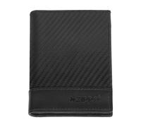 Zippo Wallet - Carbon Range Wallet Tri-fold vertical in Black Zippo Black One Size