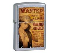 Zippo Wanted Limited Edition Ladies Lighter 207 Silver