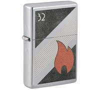 ZIPPO 32 Flame Vintage Chrome Polished Colour 60006603 Original Lighter