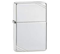 Zippo Windproof Lighter - 1935 Replica - Vintage Sterling Silver - Refillable for Lifetime Use - Adjustable Flame - Gift Box - Metal Construction - Made in USA