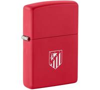 Zippo Windproof Lighter, Atlético de Madrid - Red Logo, Red Matte, Color Image