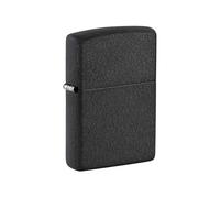 Zippo Windproof Lighter - Classic Black Crackle - Refillable for Lifetime Use - Adjustable Flame - Gift Box - Metal Construction - Made in USA Construction